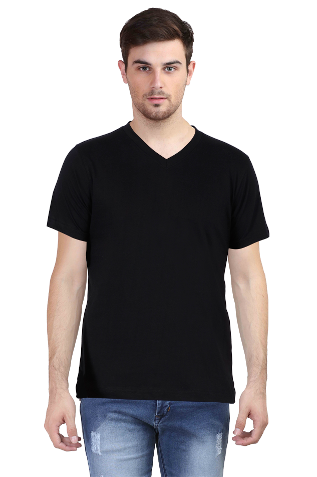 Male Vneck Half Sleeve