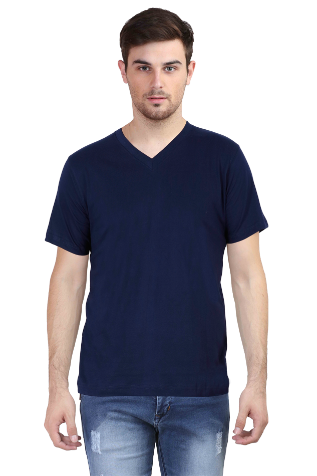 Male Vneck Half Sleeve