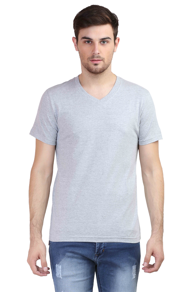 Male Vneck Half Sleeve