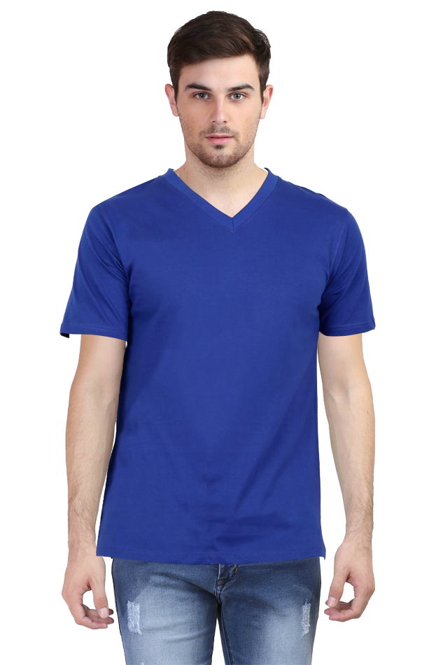 Male Vneck Half Sleeve